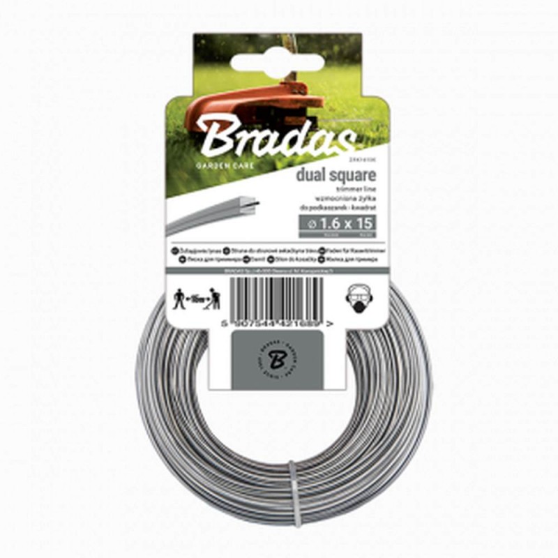 Fir de tăiere RIPPER DUAL, pătrat 2,0mm x 15m