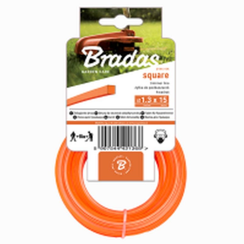 Fir de TRIMMER, pătrat 1,6mm x 15m