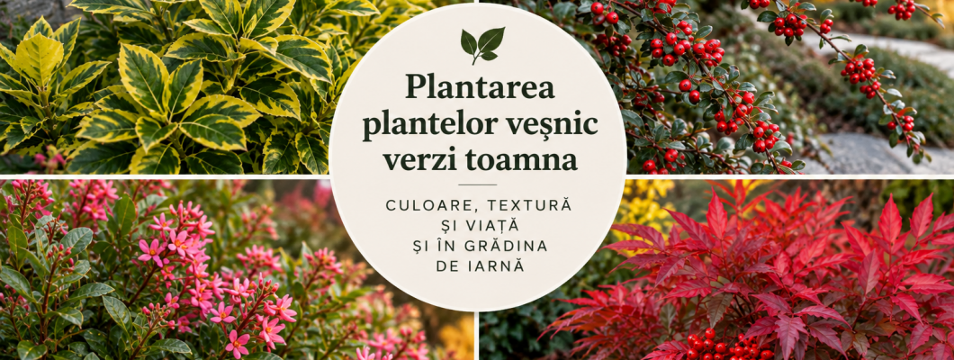 Ce plante veșnic verzi merită să alegem pentru o grădină atractivă tot anul?